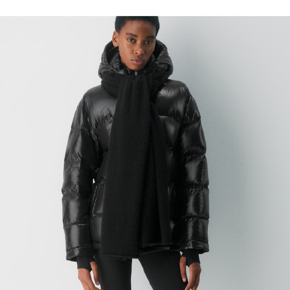 Aritzia Super Puff Black Puffer Jacket